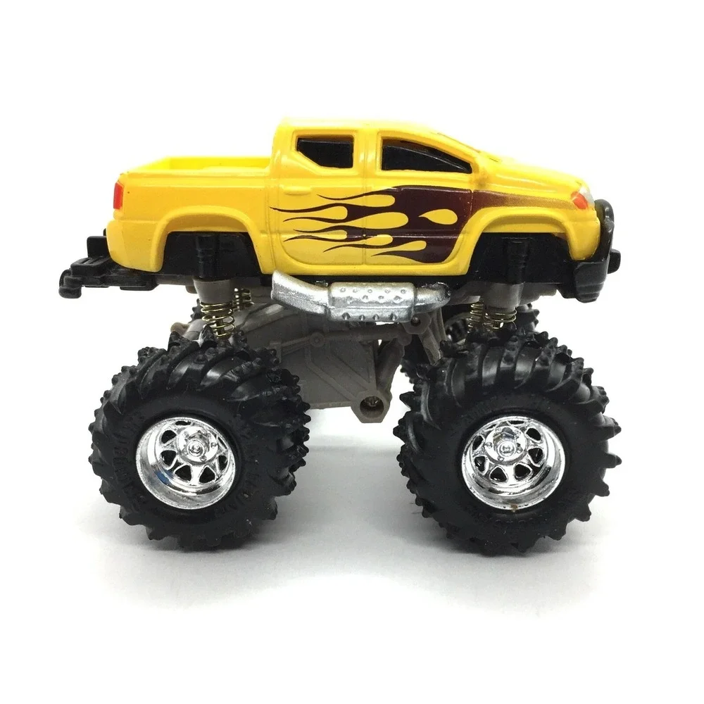 Muscle Machines Pull Back Hi-Rev‎ Dodge 4x4 Lifted Truck 1/64 Working Suspension